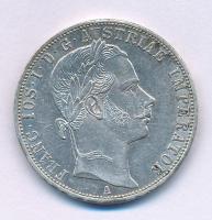 Ausztria 1860A 1Fl Ag "Ferenc József" T:XF
Austria 1860A 1 Florin Ag "Franz Joseph&q...