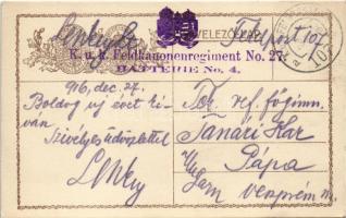 1916 Karácsony 1916. Hadsegélyező Hivatal Vörös Kereszt Szeretetadomány osztálya / WWI Austro-Hungar...