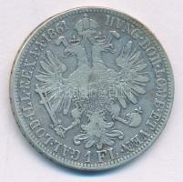 Ausztria 1861A 1Fl Ag "Ferenc József" T:VF,F Austria 1861A 1 Florin Ag "Franz Joseph" C:VF,F Krause KM#2219