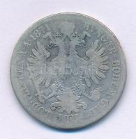 Ausztria 1871A 1Fl Ag "Ferenc József" T:F Austria 1871A 1 Florin Ag "Franz Joseph" C:F Krause KM#2221