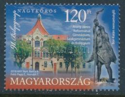 2018 Bélyegnap - 650 éves Arany János városa 120Ft bélyeg "A Magyar Posta köszönti a MABÉOSZ tagjait" hátoldali felirattal