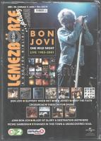 2001 A Lemezbörze Plusz magazin 50. lapszáma, hozzá felülnyomott emlékív és 2 db felülnyomott telefo...