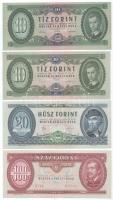 1962. 10Ft "A 864 199394" + 1969. 10Ft "A 756 002767" + 1980. 20Ft "C 373 022434" + 1992. 100Ft "B 784 077330" T:AU,XF Adamo F6, F7, F17, F38