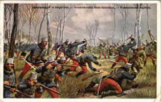 1915 Huszártámadás Kelet-Galíciában / Husarenangriff in Ostgalizien / WWI Austro-Hungarian K.u.K. military art postcard. B.L.W.I. Nr. 638/5. (EK)