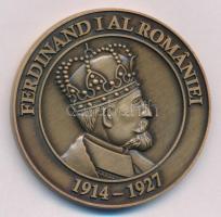 Románia DN Ferdinánd királyt és Mária királynét ábrázoló bronz emlékérem (42,5mm) T:UNC
Romania ND ...