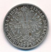 Ausztria 1878. 1Fl Ag "Ferenc József" T:VF patina Austria 1878. 1 Florin Ag "Franz Joseph" C:VF patina Krause KM#2222