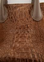 Borse in Pelle olasz krokodilbőr táska, 20x29 cm