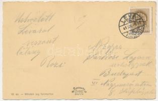 1941 Léva, Levice; mozaiklap / multi-view postcard