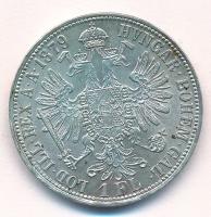 Ausztria 1879. 1Fl Ag "Ferenc József" T:AU,XF patina Austria 1879. 1 Florin Ag "Franz Joseph" C:AU,XF patina Krause KM#2222