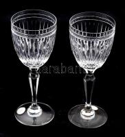 2 darab Ajka Crystal talpas pohár, jelzett, hibátlan, m: 21,5 cm