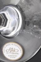 2 darab Ajka Crystal talpas pohár, jelzett, hibátlan, m: 21,5 cm