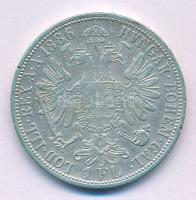 Ausztria 1886. 1Fl Ag "Ferenc József" T:XF,VF patina Austria 1886. 1 Florin Ag "Franz Joseph" C:XF,VF patina Krause KM#2222