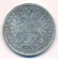Ausztria 1889. 1Fl Ag "Ferenc József" T:VF patina Austria 1889. 1 Florin Ag "Franz Joseph" C:VF patina Krause KM#2222