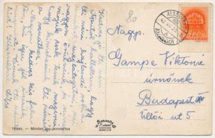 1942 Léva, Levice; Mussolini utca, Kossuth tér, vár, kórház, Városháza / street, square, castle, hos...