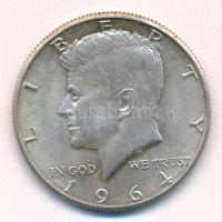 Amerikai Egyesült Államok 1964. 1/2$ Ag "Kennedy" T:AU,XF USA 1964. 1/2 Dollar Ag "Kennedy" C:AU,XF Krause KM#202