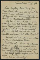 1904 Díjjegyes levelezőlap Chilébe "TARCZAL" - "SANTIAGO" - "VALDIVIA"...