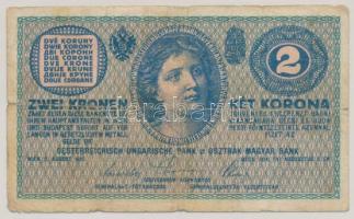 1914. 2K "A 1023 378067" T:VG Hungary 1914. 2 Korona "A 1023 378067" C:VG Adamo K5