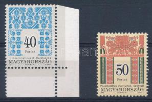 1994 Magyar népművészet 40Ft + 50Ft I. D változatban