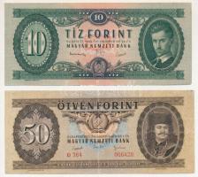 1949. 10Ft "A 133 041756" + 1951. 50Ft "D 364 066428" T:XF,F Adamo F3, F18