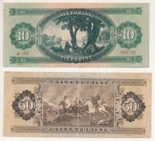 1949. 10Ft "A 133 041756" + 1951. 50Ft "D 364 066428" T:XF,F
Adamo F3, F18