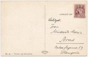 Léva, Levice; Fő út, üzletek, villamos / street, shops, tram (EK)