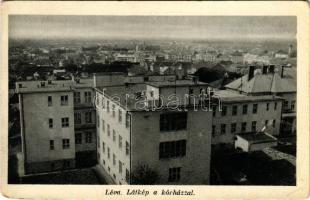 1939 Léva, Levice; látkép a kórházzal. Hajdu fotó / general view with the hospital (EB)
