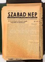 1953-56 Szabad Nép 40 db száma, jó állapotban