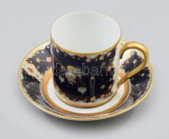 Hutschenreuther design csésze alátéttel. Terv.: Ole Winther. Jelzett, hibátlan, d: 11 cm