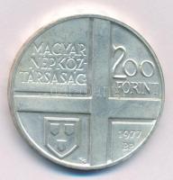 1977. 200Ft Ag "Festők II. - Mányoki" T:AU (eredetileg BU) Adamo EM53