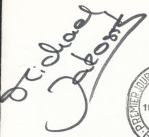 Michael Jakosits (1970) német sportlövő által aláírt FDC