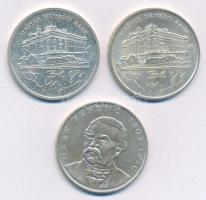 1992. 200Ft Ag "MNB" + 1993. 200Ft Ag "MNB" + 1994. 200Ft Ag "Deák" T:...