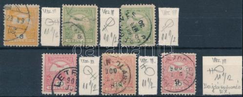 1900 6 db Turul bélyeg 11 1/2 fogazással (48.000)