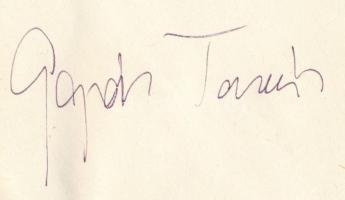 1979 Gáspár Tamás (1960) birkózó világbajnok aláírása bírkózó EB FDC n