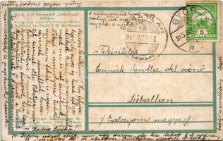 1915 S. M. Linienschiff "OLDENBURG" Nordsee / WWI German Navy (Kaiserliche Marine) art pos...