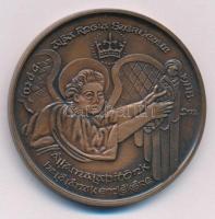 Fritz Mihály (1947- ) 1988. "Szent István király / MÉE Alba Regia Szervezete 1988 - Államalapítónk halálának emlékére" kétoldalas bronz emlékérem (42,5mm) T:AU Adamo SF9