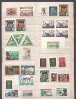 Svájc levélzáró tétel 31 db bélyeg és 2 kisív.