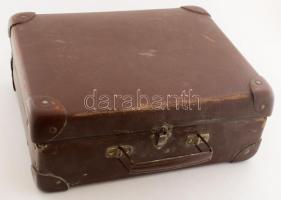 Diafantax vetítőgép Omar Anastigmat objektívvel, Tungsram égőkkel, eredeti kofferében, 24x30 cm