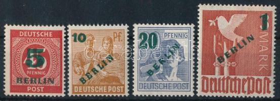 Németország - Berlin 1949 Forgalmi sor Mi 64-67 (Mi EUR 260.-)