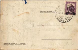 1931 Debrecen, Auguszta szanatórium, Park, Igazgatói lakóépület. Hegedűs és Sándor R. T. kiadása + 1...