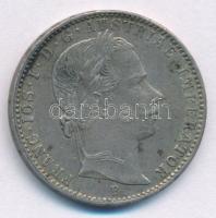 1860B 1/4Fl Ag "Ferenc József" T:XF patina
Adamo M12