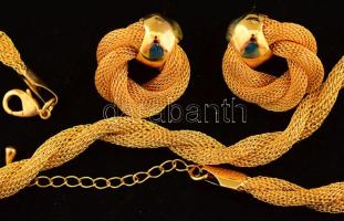 3 darab divatnyaklánc, 2 darab ADF (Art de France) jelzésű, dobozaikban