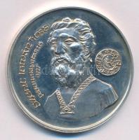 Fritz Mihály (1947-) 1988. "MÉE Alba Regia Szervezete államalapítónk halálának emlékére / Szent István 1038, fejereklyetartó 1777" kétoldalas Ag emlékérem, peremén "SZG" jelzéssel (35,58g/0.835/42,5mm) T:UNC (eredetileg PP) folt