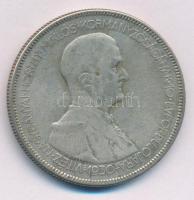 1930. 5P Ag "Horthy jobbra" T:F, kis patina
Adamo P8