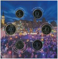 2023. 5Ft-200Ft (6xklf) forgalmi sor + "Veszprém-Balaton Európa kulturális fővárosa" Cu-Ni...