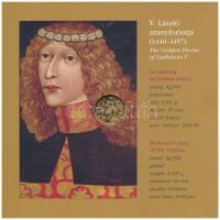 2024. 5Ft-200Ft (6xklf) forgalmi sor + 2024. "V. László aranyforintja" aranyozott Ag, jelz...