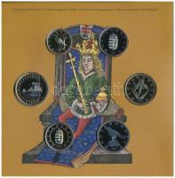 2024. 5Ft-200Ft (6xklf) forgalmi sor + 2024. "V. László aranyforintja" aranyozott Ag, jelz...