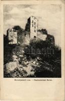 1917 Pozsonyborostyánkő, Stupavsky Podzámok, Borinka (Stomfa, Stupava); borostyánkői várrom. Wiesner A. kiadása / Pajstúnsky hrad / Paulensteiner Ruine / castle ruins (EK)