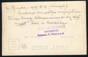 1919 Krasznaja Recska, Rjecska, Krasnaia- Rjetschka (Habarovszk, Khabarovsk); Az ekkor már amerikai ...