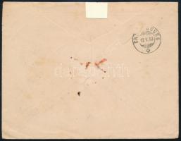 1903 Ajánlott levél Svájcba Turul 50f párral