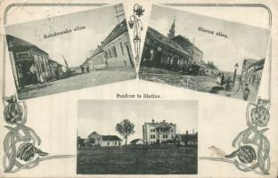 Rogaska Slatina with railway street and the shop of Leopold Fuchs (EB)